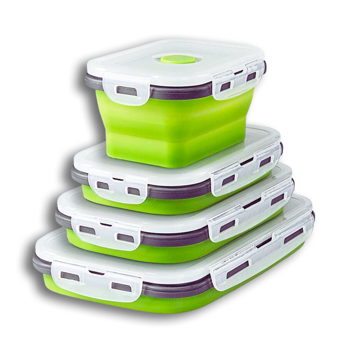 Lot de 4 lunchbox pliables