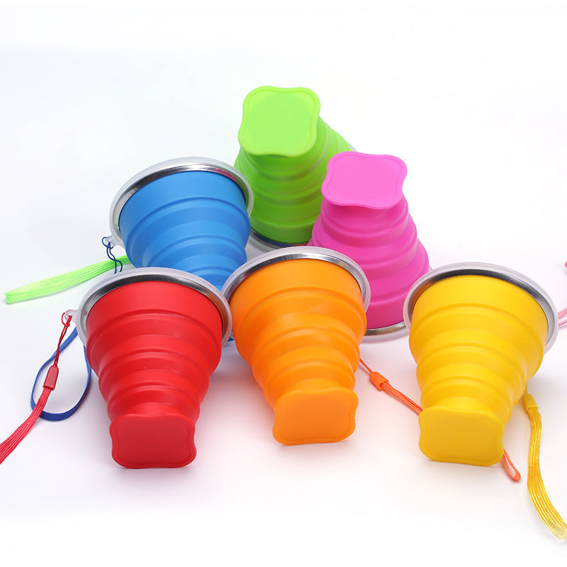 Lot de 6 tasses pliables