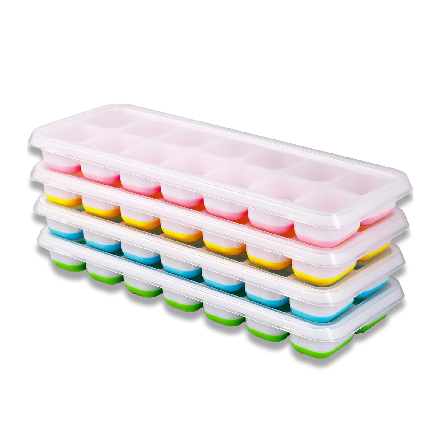 Lot de 4 bacs à glaçons