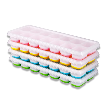 Lot de 4 bacs à glaçons