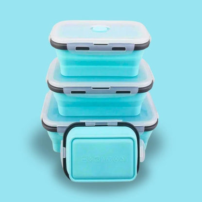 Lot de 4 lunchbox pliables